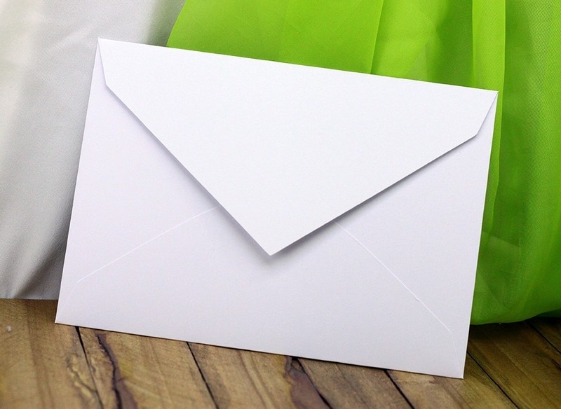 Envelope branco