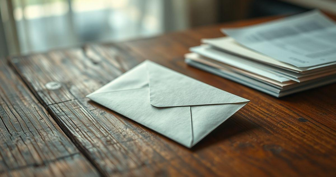Envelope pequeno ideal para suas necessidades de correspondência