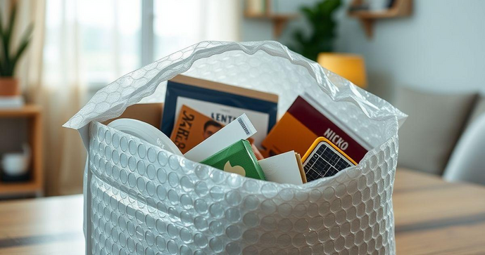 Envelope de plástico bolha: escolha perfeita para proteger seus produtos