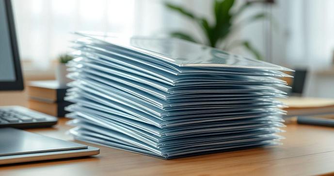 Envelope plástico ideal para armazenamento e transporte seguro
