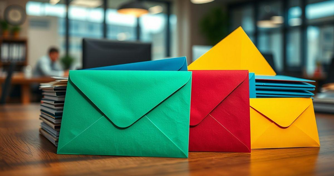 Envelope colorido A4 transforma sua apresentação em algo especial e criativo